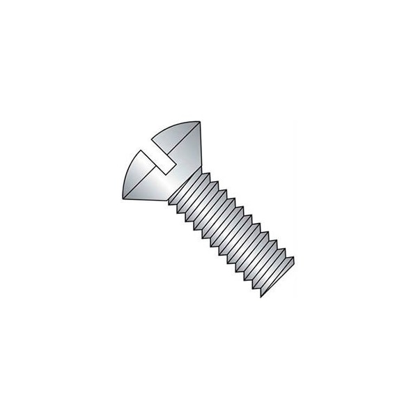 Titan Fasteners M6 x 1.0 x 10mm Machine Screw - Slotted Oval Head - Steel - Zinc DIN 125B - Pkg of 100 CKC06010 - main